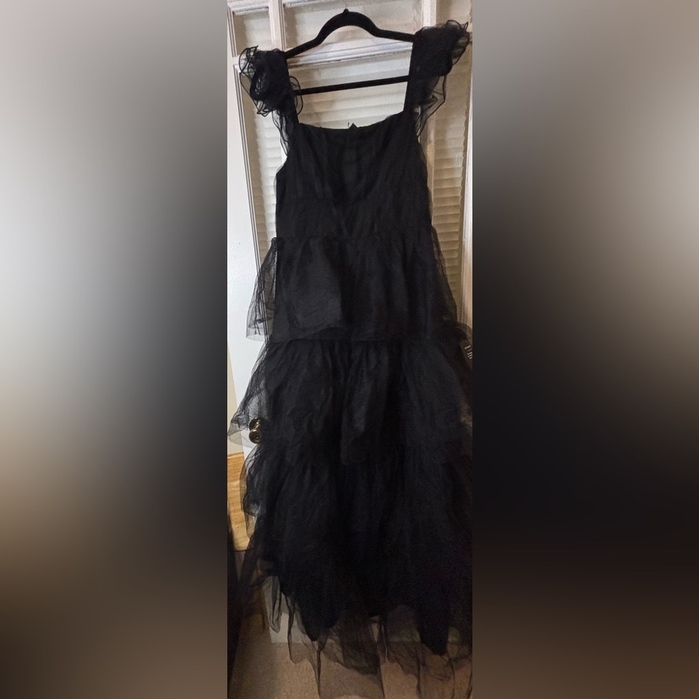 Lulus Elegant Black Layered Women's Dress